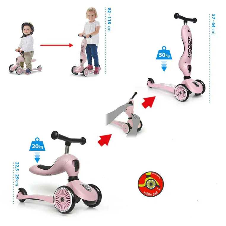 Scoot & Ride® Highwaykick 1 Olive - Image 4