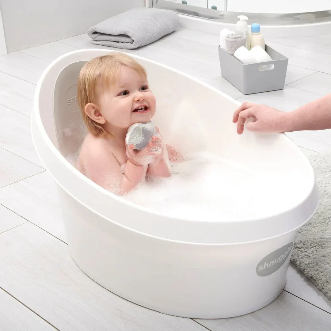 Shnuggle® Baby bath Toddler White/Grey (12m+) - Image 5
