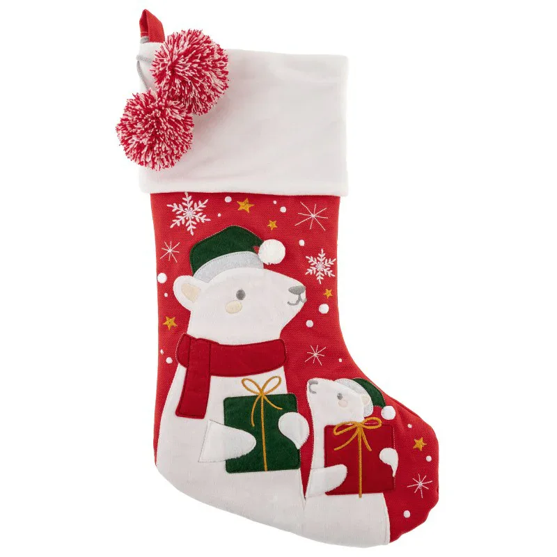 Stephen Joseph® Christmas stocking Snowbear - Image 2