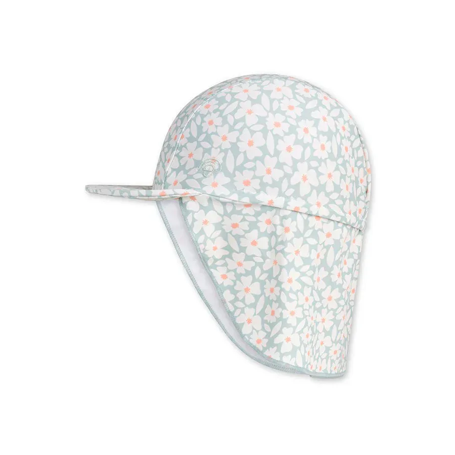Swim Essentials® Sun hat with cap Green Flowers - Image 6
