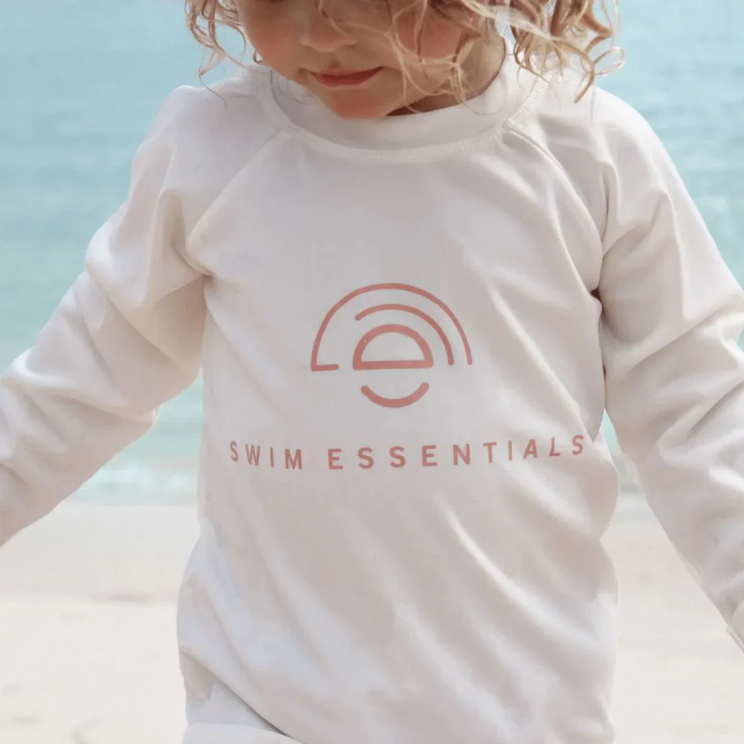 Swim Essentials® Swim T-shirt long sleeves White - Image 3