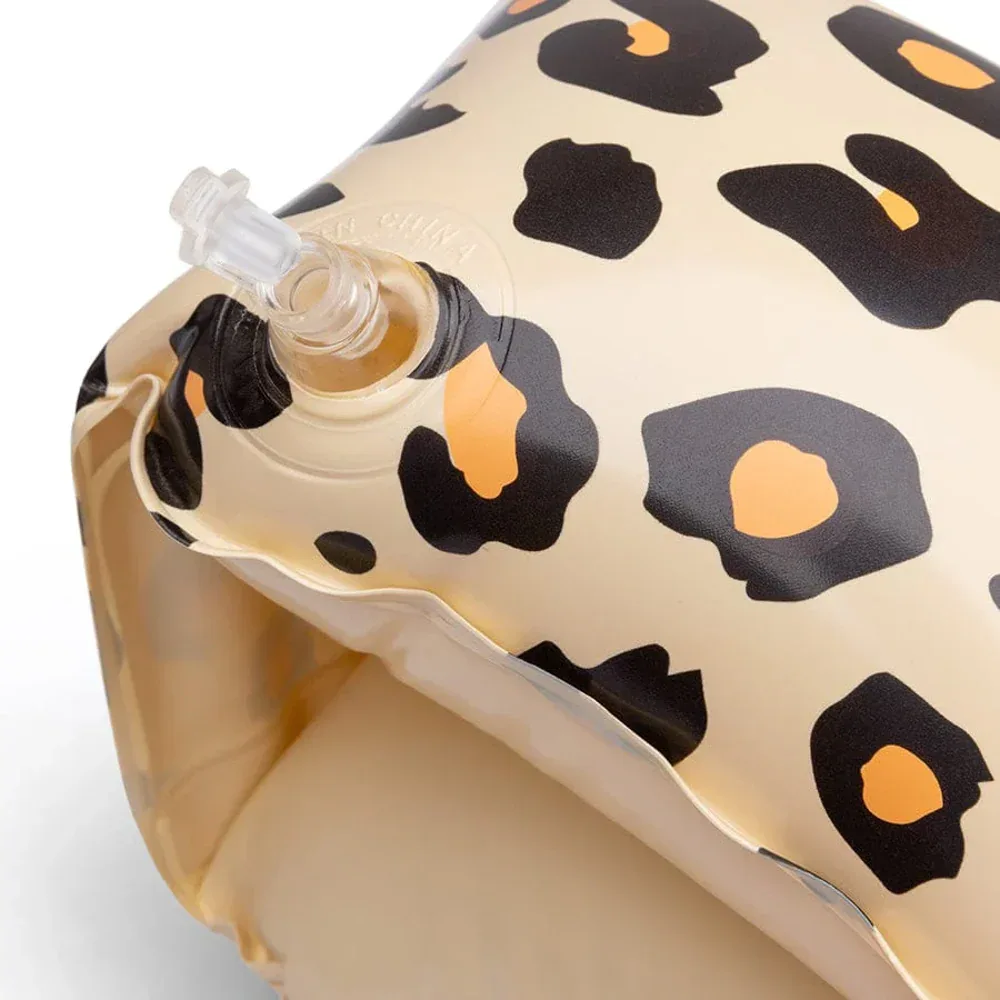 Swim Essentials® Swimming Armbands Beige Leopard (0-2 Y) - Image 4