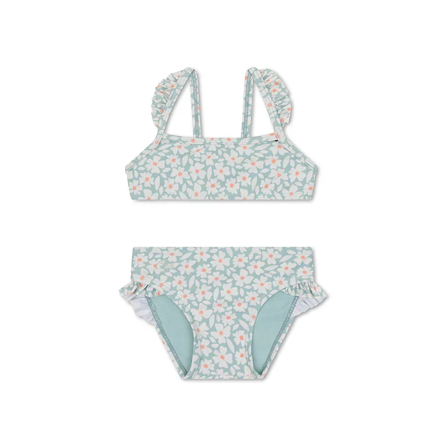 Swim Essentials® Swimsuit Bikini Green Flowers - Image 5