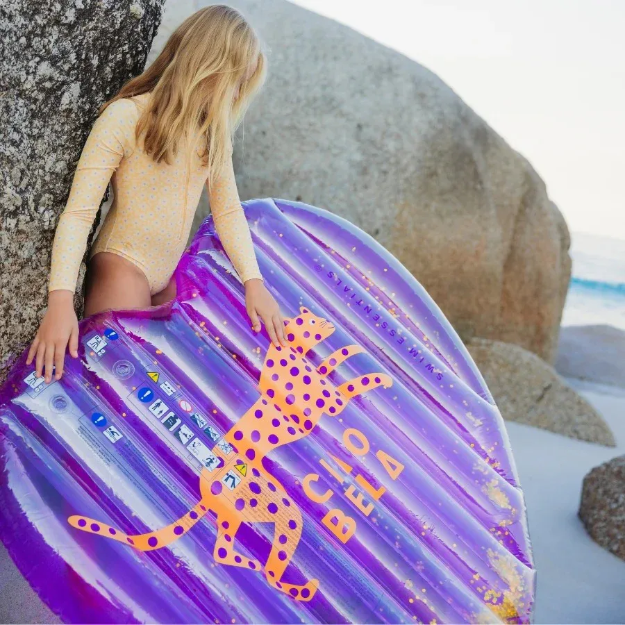 Swim Essentials® Swimsuit with long sleeves Yellow Flowers - Image 5