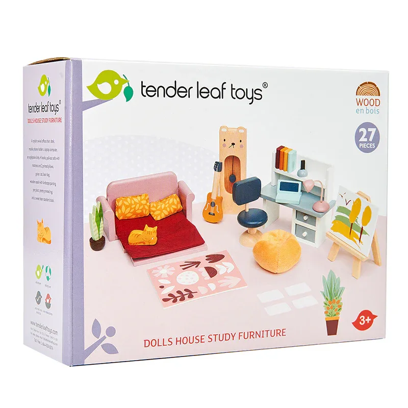 Tender Leaf Toys® Dolls House Study Furniture - Image 2