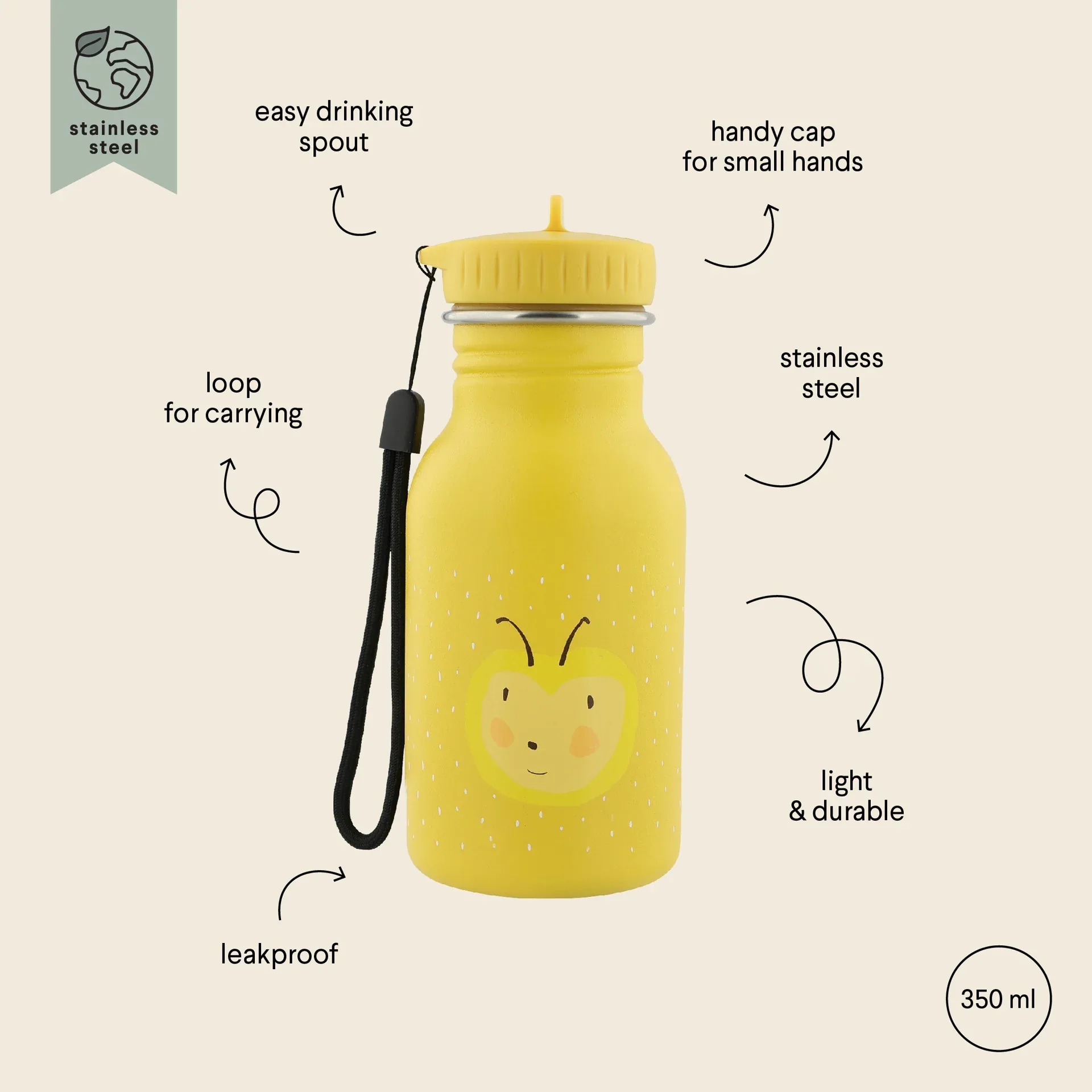 Trixie Baby® Bottle 350ml - Mrs. Bumblebee - Image 4