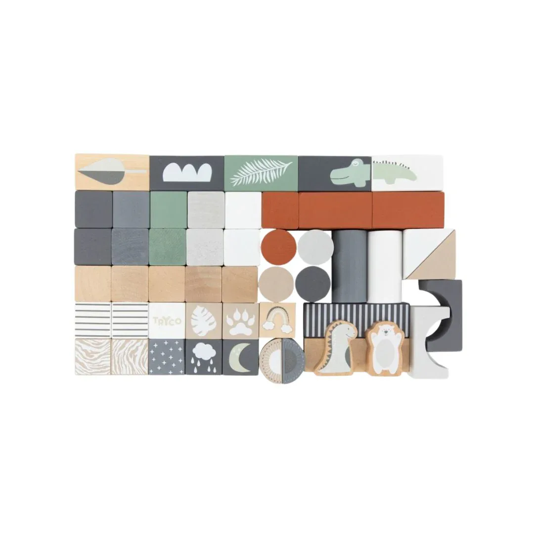 Tryco® Wooden Block Set 50 pcs - Image 2