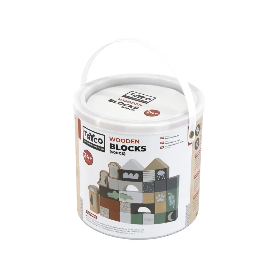 Tryco® Wooden Block Set 50 pcs - Image 5