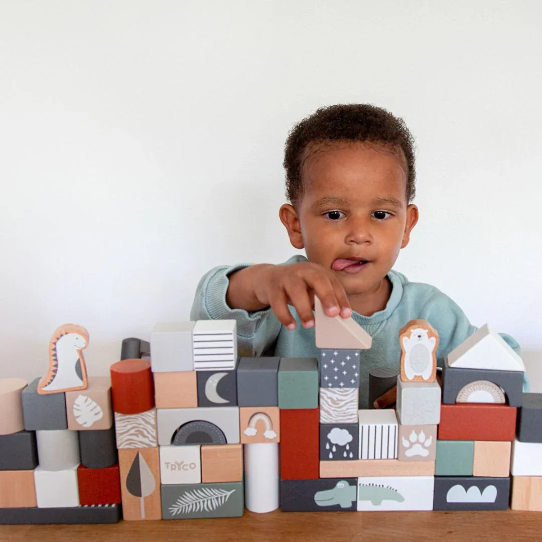 Tryco® Wooden Block Set 50 pcs - Image 6