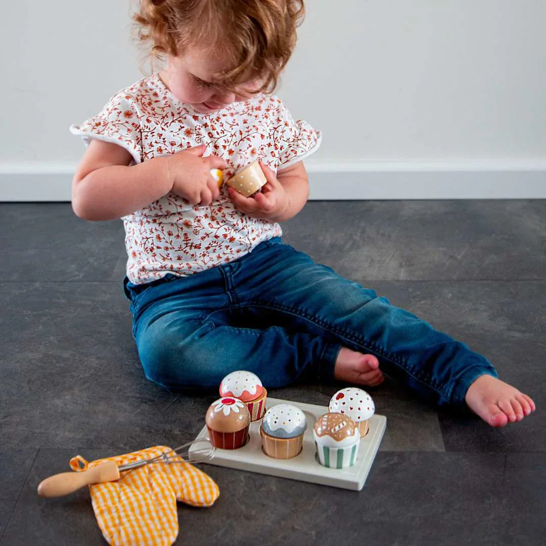 Tryco® Wooden cupcake set - Image 3