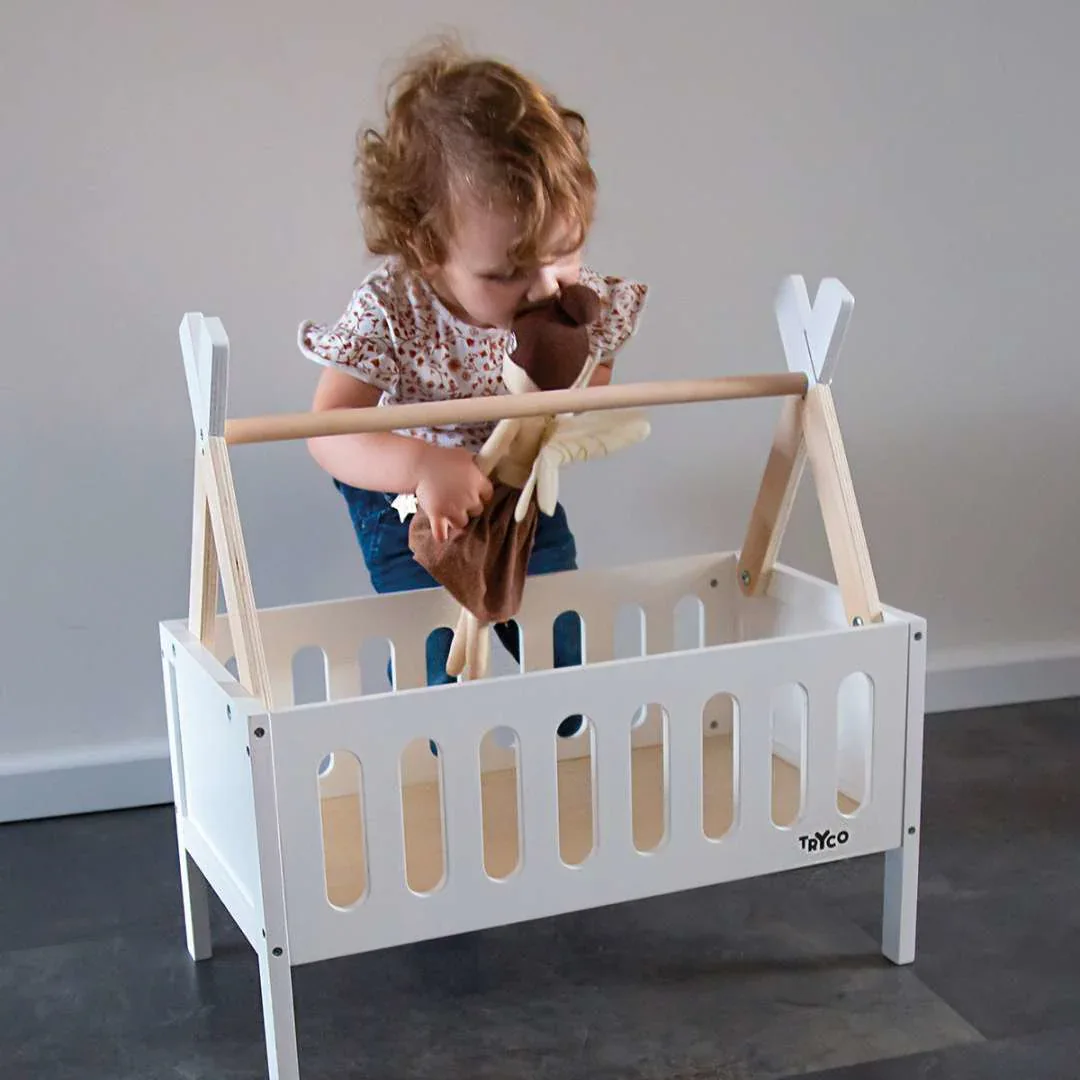Tryco® Wooden doll crib - Image 2