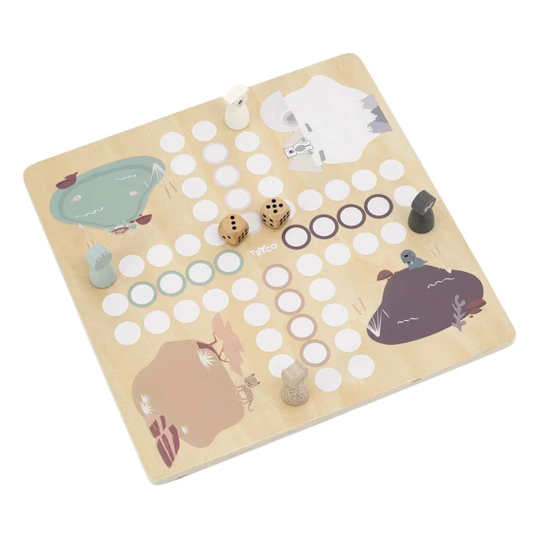 Tryco® Wooden Ludo game - Image 2