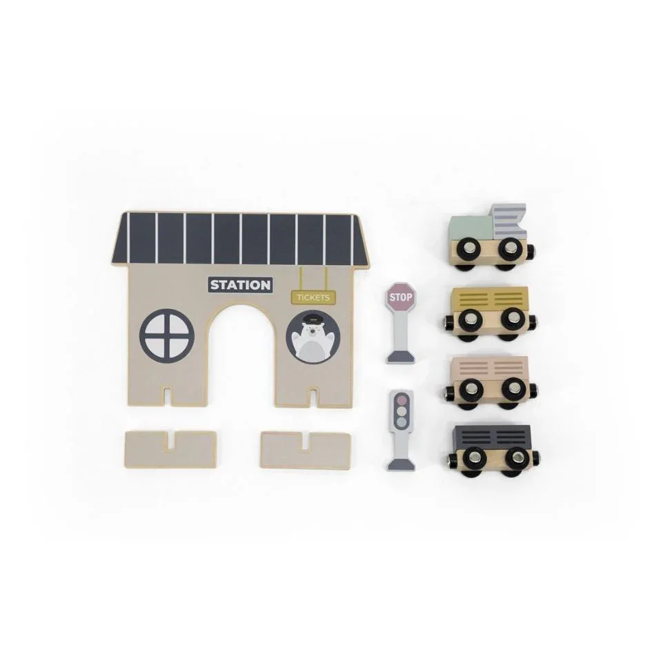 Tryco® Wooden Train Station - Image 4