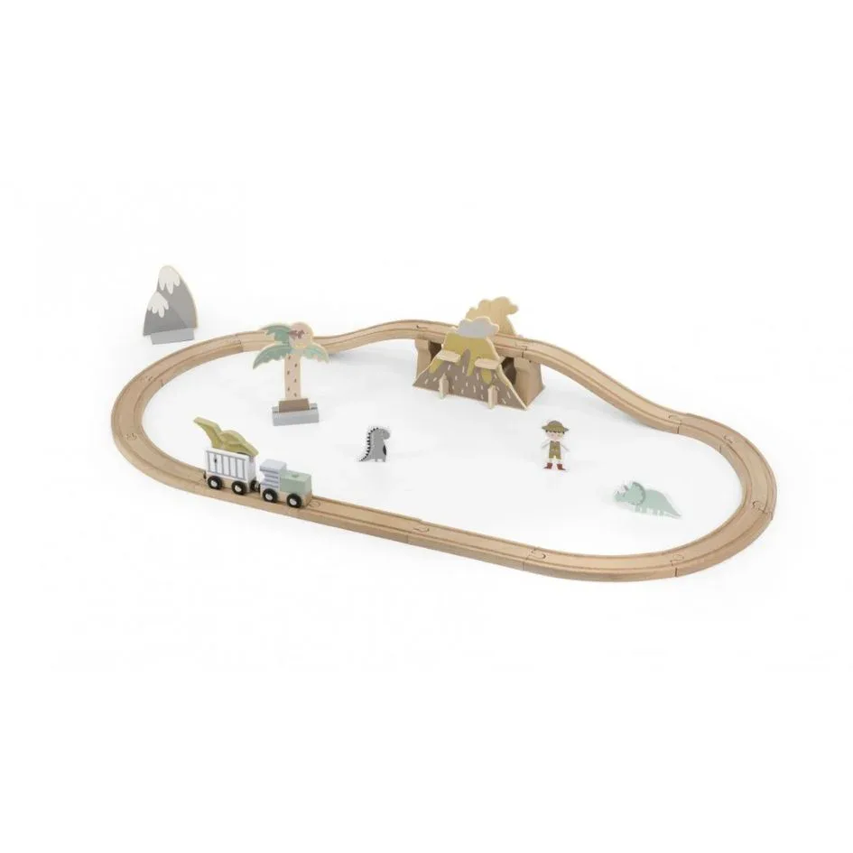 Tryco® Wooden Trainset Extension Dinosaurs - Image 3