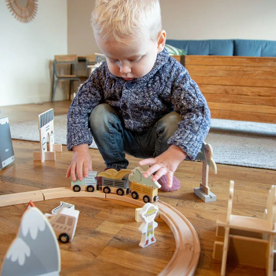 Tryco® Wooden Trainset Extension Dinosaurs - Image 4