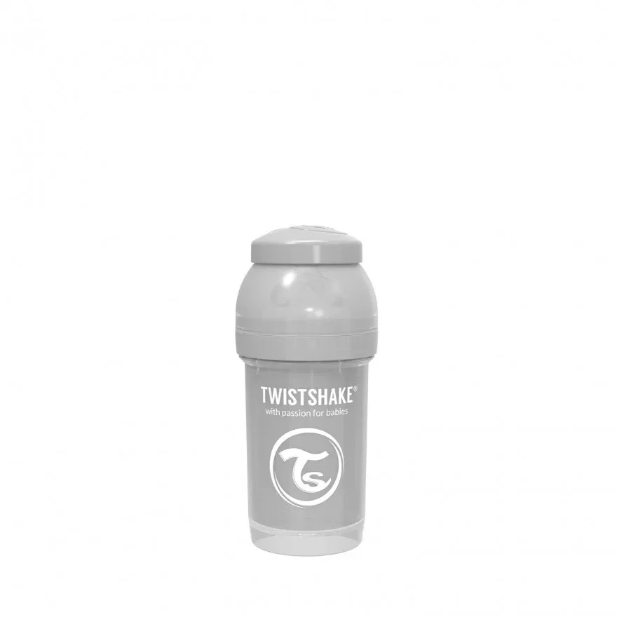 Twistshake Anti-Colic Bottle 180ml (0+M) Pastel Grey - Image 4
