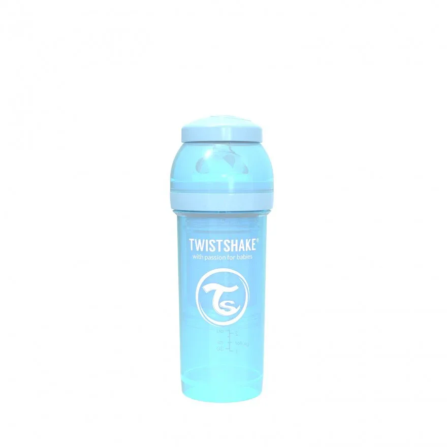 Twistshake Anti-Colic Bottle 260ml (2+M) Pastel Blue - Image 3