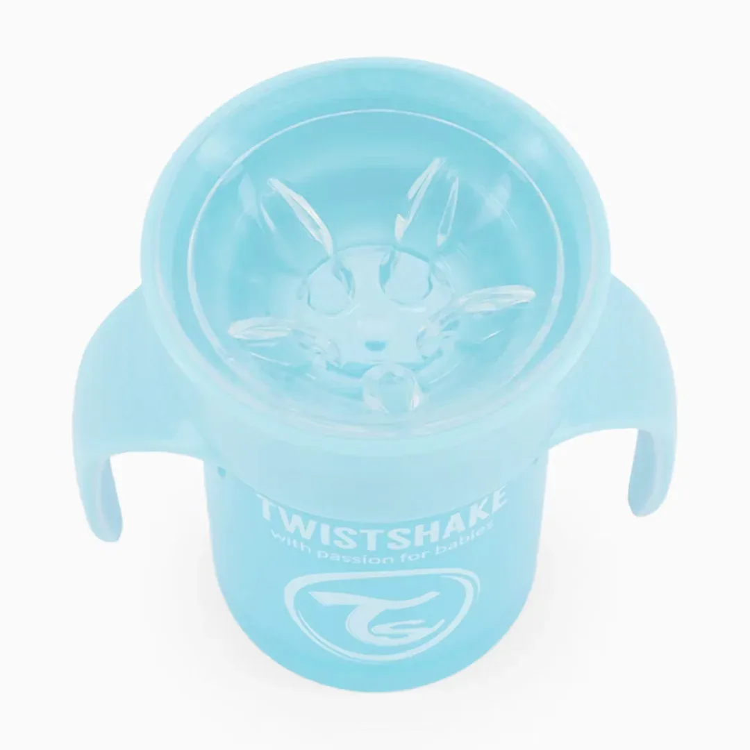 Twistshake® Anti-spill 360 cup 230ml Blue - Image 3