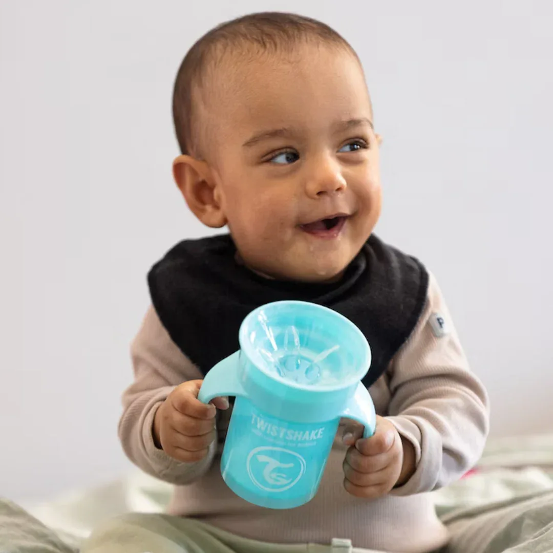 Twistshake® Anti-spill 360 cup 230ml Blue - Image 5