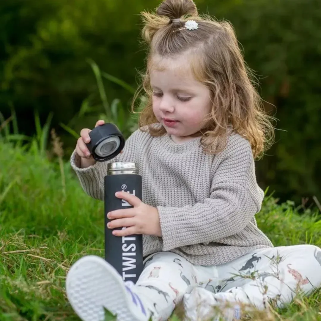 Twistshake Hot Or Cold Insulated Bottle 420ml Black - Image 3