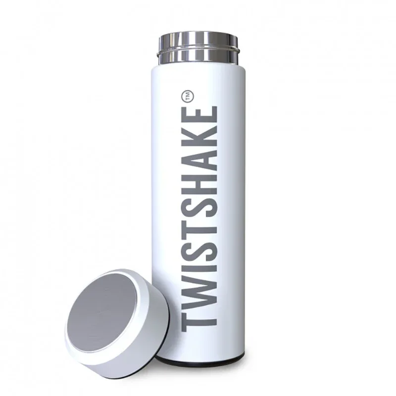 Twistshake Hot Or Cold Insulated Bottle 420ml White - Image 5