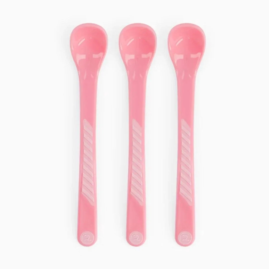 Twistshake® Infant Feeding Spoon 3 pcs (6+m) Pastel Pink - Image 2