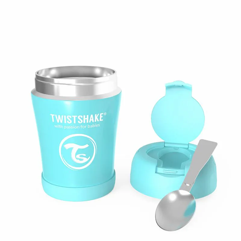 Twistshake® Stainless Steel Food Container Blue - Image 2