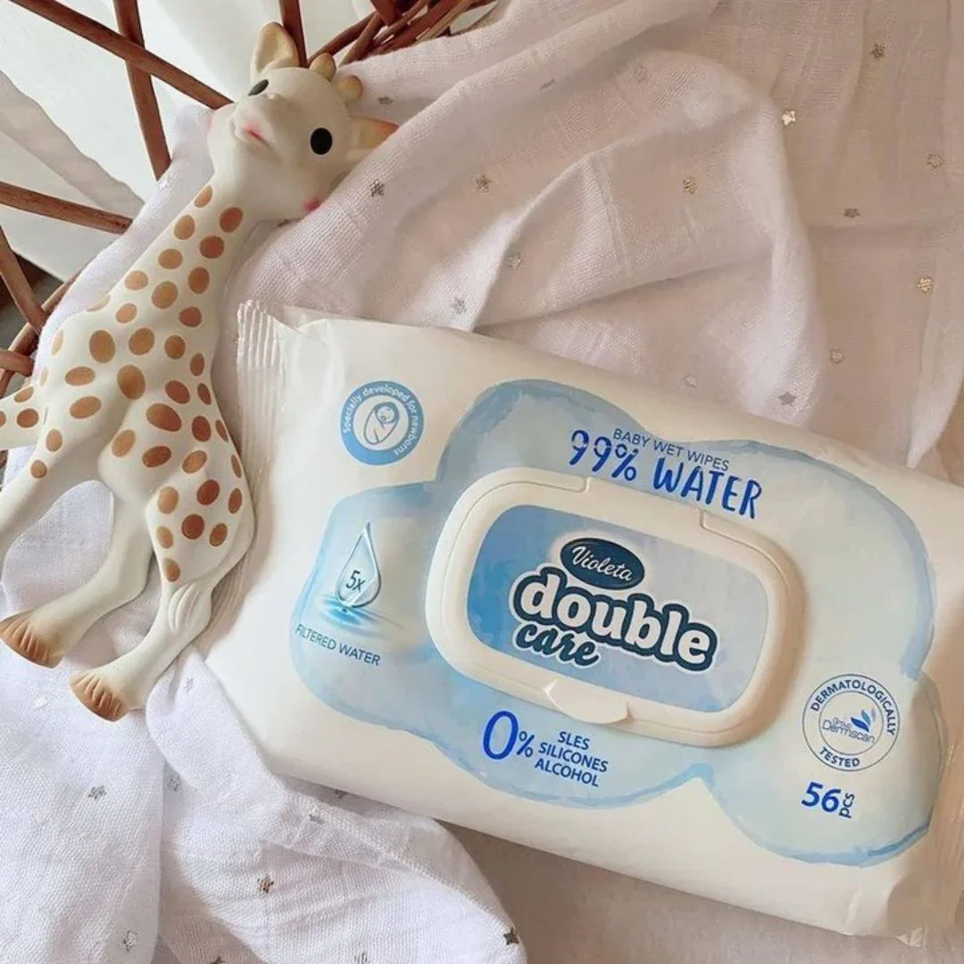 Violeta® Baby Wipes Water Care 56 Pcs - Image 5