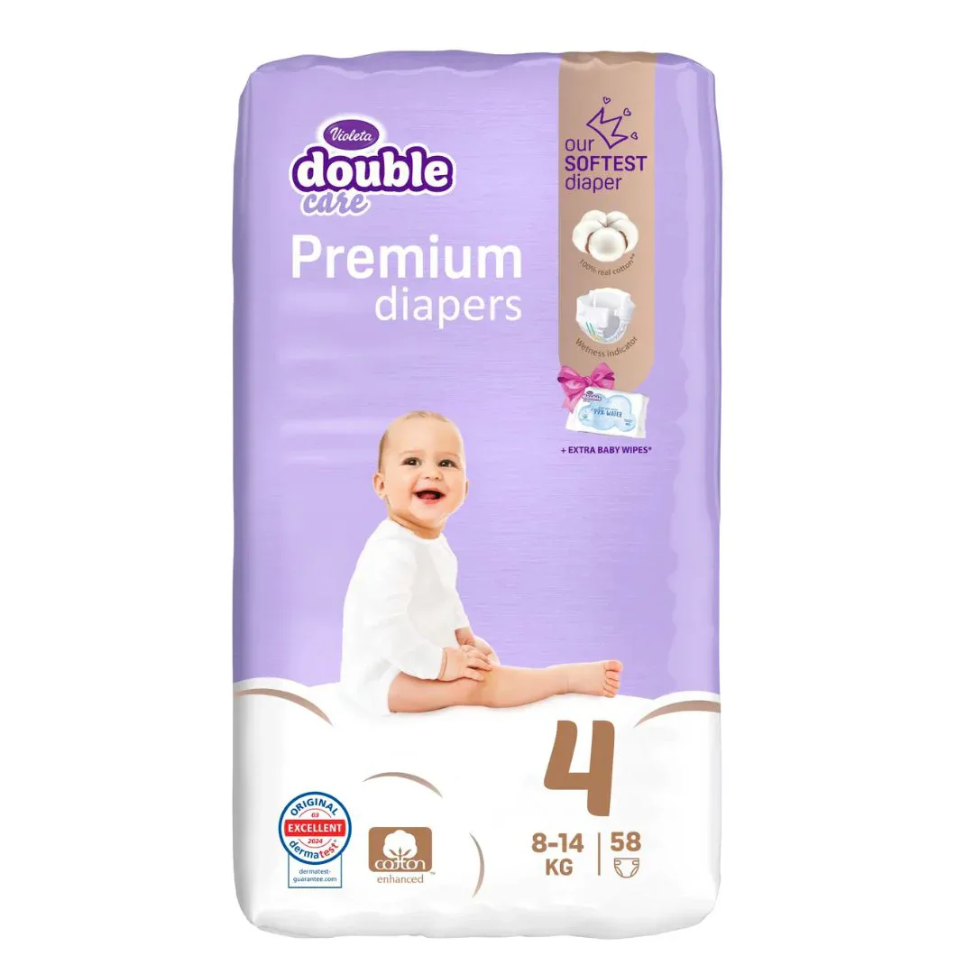 Violeta® Plenice Cotton Touch 4 Maxi  (7-14 kg) 58 kosov - Image 2